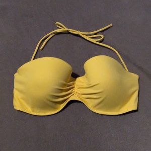 Yellow bikini top